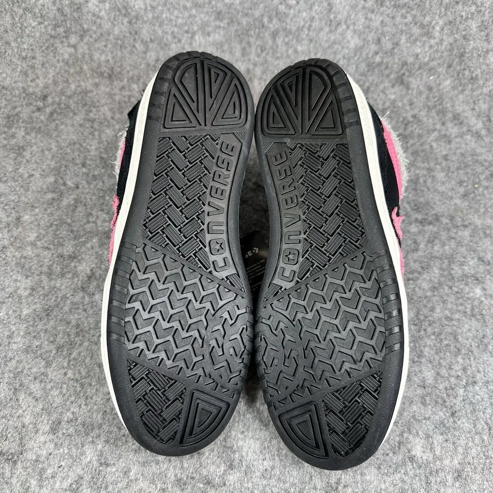 Converse CONS AS-1 Pro Black Pink Cordura Suede Skate Shoes A10586C Mens 4.5 NEW